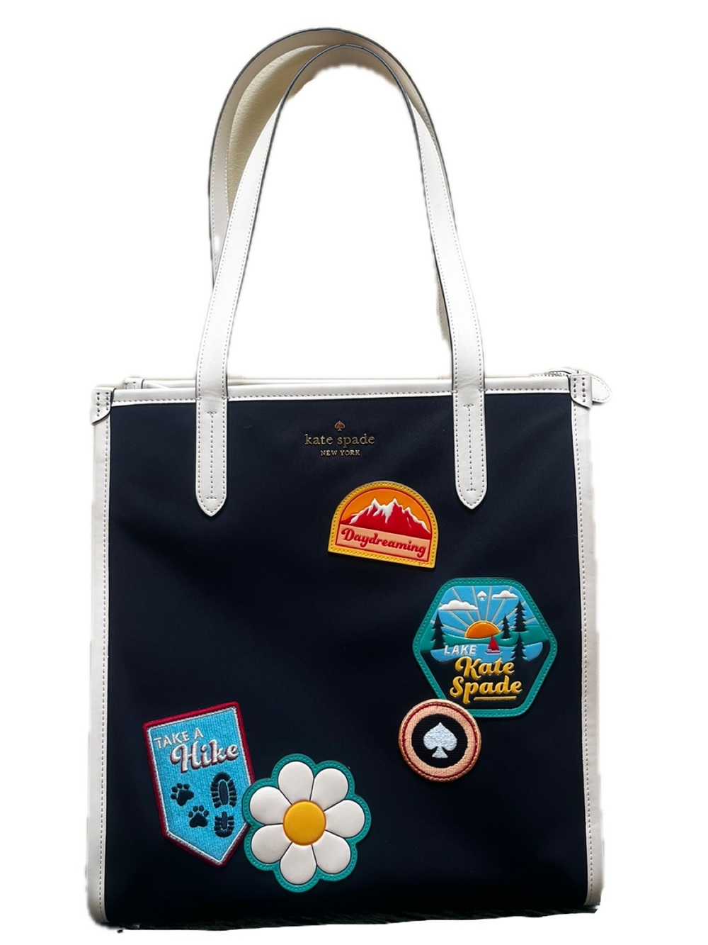 Kate Spade Day Tripper Navy Patch Tote - Picture 3 of 16
